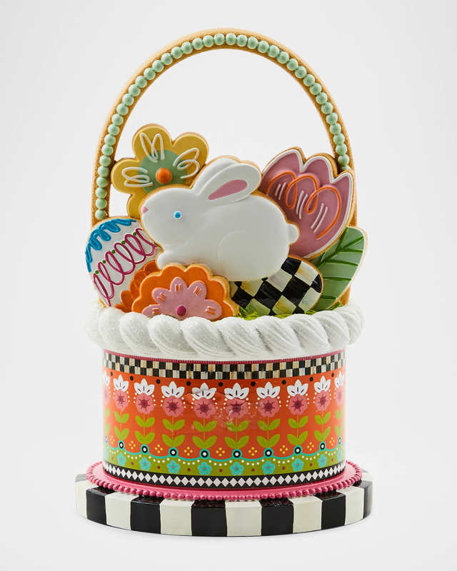 Calico Cookie Basket Decor
